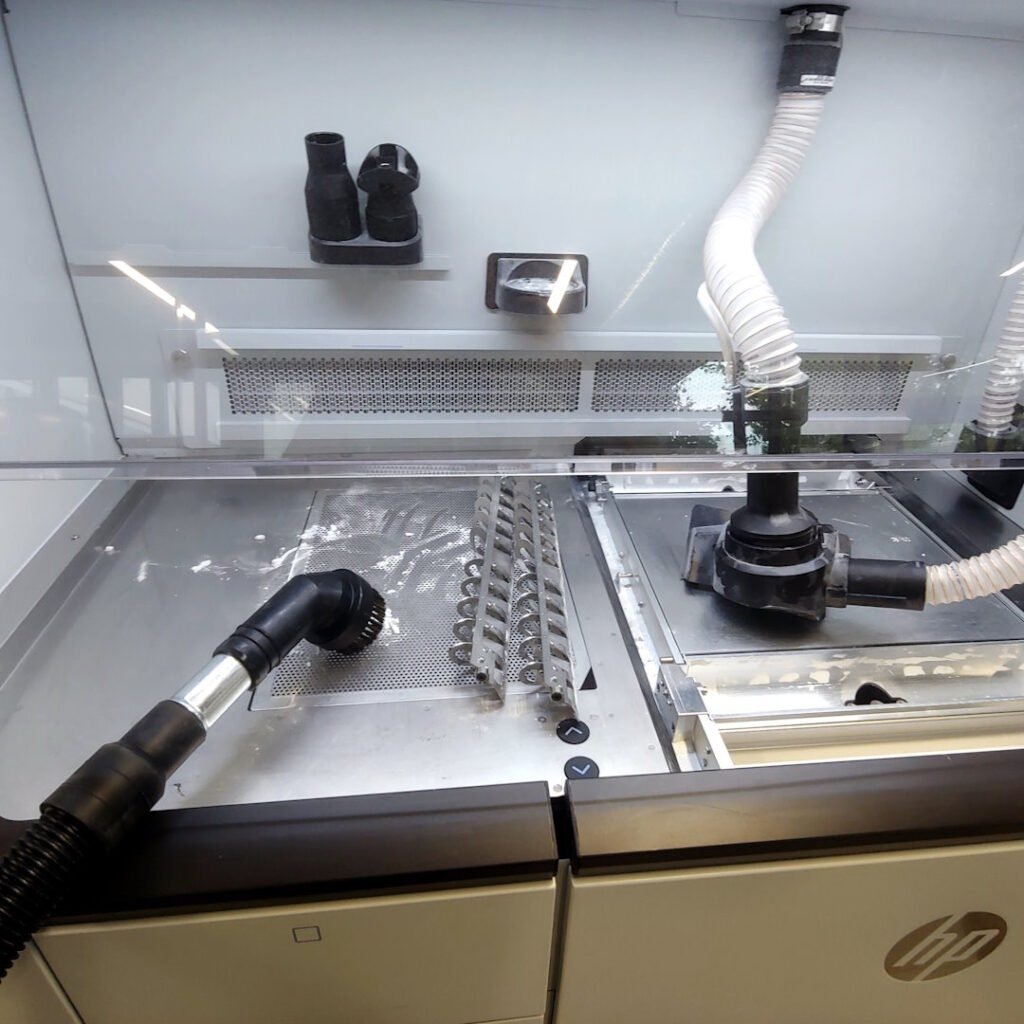 Sistema de aspiración centralizado industrial para apoyar el proceso de impresión 3D