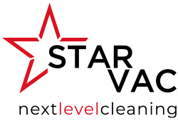 Logotipo de Starvac Next Level Cleaning sistemas de aspiración centralizada industrial